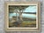 Wood Vintage Original Lakeside Oil on Canvas For Sale - Image 7 of 12