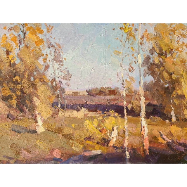 Calvin Liang Oil Painting Rural California Impressionist Landscape For Sale - Image 4 of 14