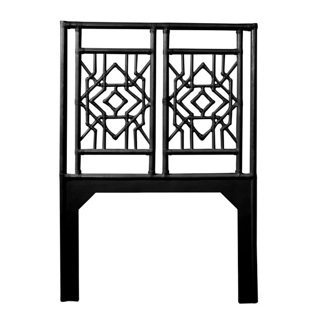 Coastal Tulum Platform Bed Twin, Black For Sale - Image 3 of 5