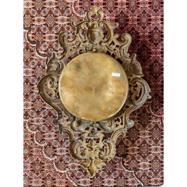 Baroque Style Wall Clock For Sale - Image 10 of 11