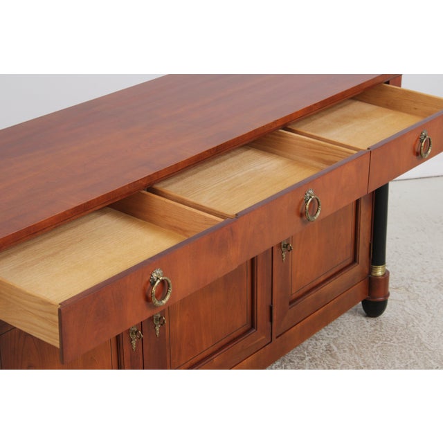Baker Cherry French Empire Sideboard For Sale In Philadelphia - Image 6 of 17
