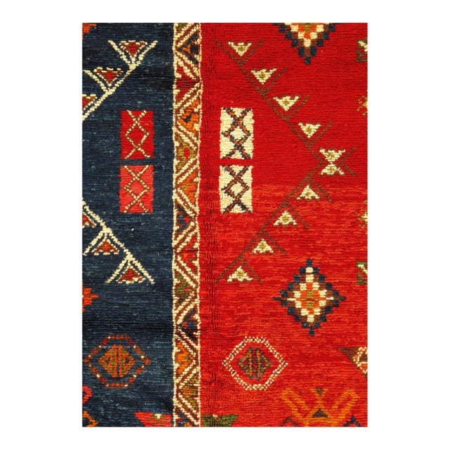 Traditional Vintage Hand Knotted Moroccan Rug For Sale - Image 3 of 6