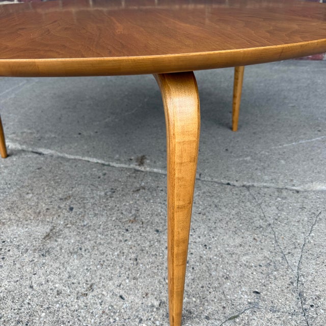 Swedish Early Bruno Mathsson Large Annika Coffee Table For Sale - Image 9 of 12