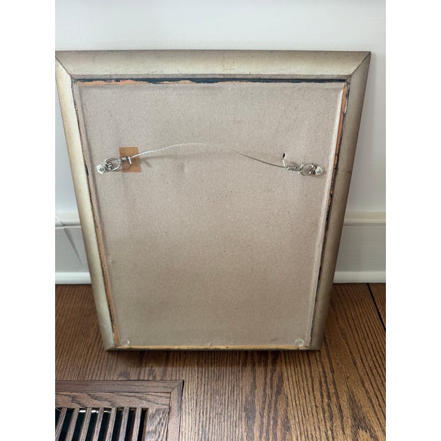 Mid 20th Century Mid 20th Century Expressionist Portrait of a Woman, Oil, in Carved Limed Frame For Sale - Image 5 of 6