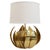 Single Italian Mid-Century Brass Table Lamp , 1950's For Sale In New York - Image 6 of 18