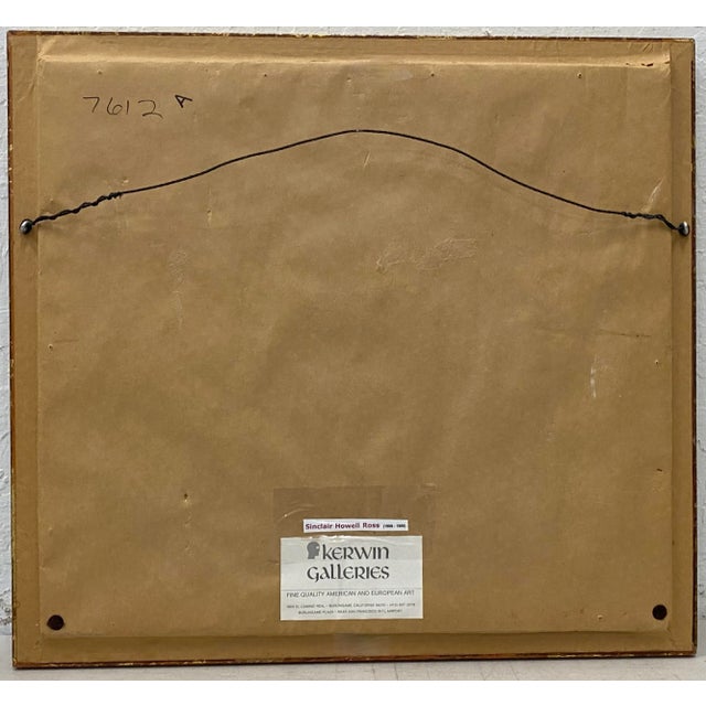 Sinclair Howell Ross "Cottage With an Ocean View" Original Watercolor C.1941 For Sale - Image 11 of 12