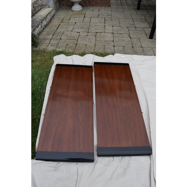 Mid-Century Modern Pierre Cardin for Roche Bobois 1970s Black Lacquer Dining Set of 11 For Sale - Image 3 of 12