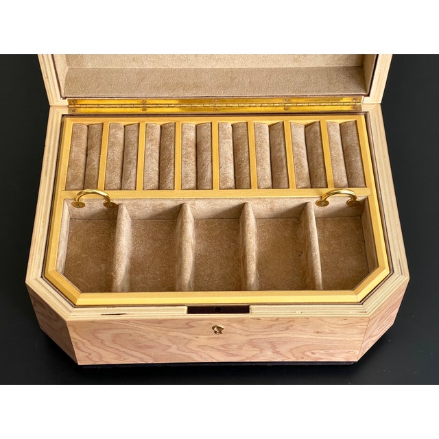 Late 20th Century Italian Biedermeier Style Jewelry Box For Sale - Image 5 of 11