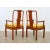 George Zee Mid 20th Century George Zee & Co. Anglo-Chinese Teak Extendable Dining Chairs - Set of 8 For Sale - Image 4 of 10