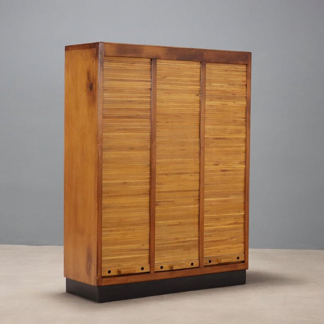 Cabinet with Shutter, 1950s For Sale - Image 10 of 10