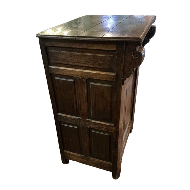 19th Century French Walnut One Door Buffet, Circa 1860-1880 For Sale - Image 5 of 6