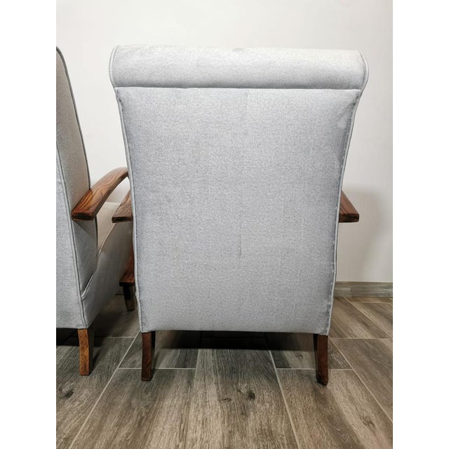 Set of Armchairs by Jindrich Halabala, 1940s For Sale - Image 10 of 18