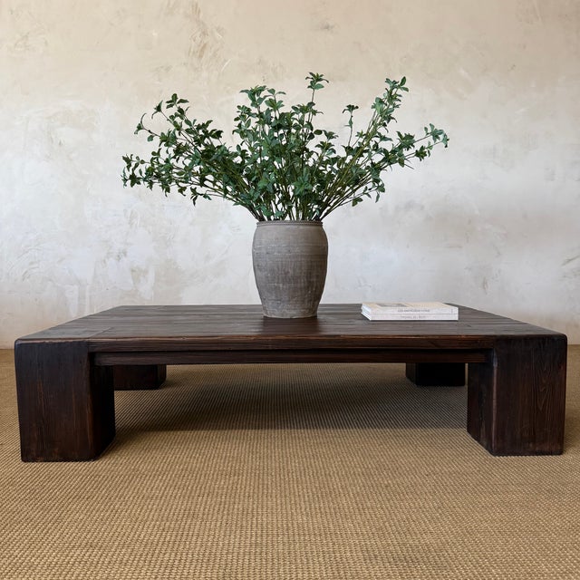 Beam XL Coffee Table With its generous rectangular dimensions are outlined by chunky squared legs, and the dovetail...