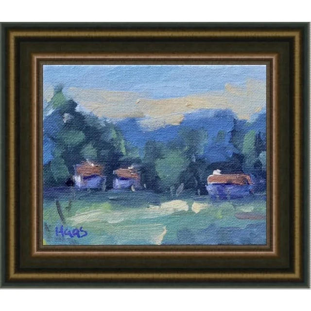 "Hidden Valley" Contemporary Impressionist Style Landscape Oil Painting by Lisa Haas Eckle For Sale - Image 4 of 8