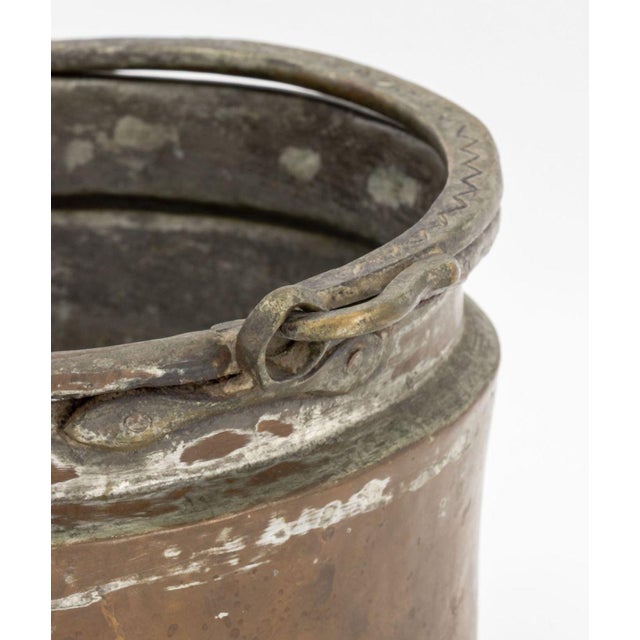 Antique Copper and Brass Cauldrons, 2 For Sale - Image 4 of 15