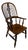 Antique English Yew Wood Windsor Hoop Back Armchair, 1860 For Sale