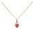 1.2Ct Padparadscha Sapphire Pendant With Earth-Mined Diamonds: Solid 14k Gold For Sale