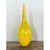 Vintage Yellow Glass Teardrop Vase For Sale - Image 10 of 12
