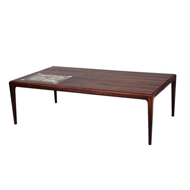 Vintage Rosewood Coffee Table by Johannes Andersen For Sale In Seattle - Image 6 of 8