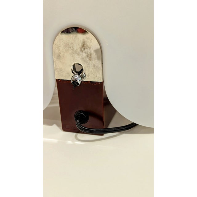 1980s Kanebo Mushroom Lamp, Japanese Postmodern Frosted Glass For Sale In San Francisco - Image 6 of 7