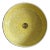 Moroccan Ceramic Yellow Sink for Bathroom, Vessel Sink with Brass Drain - 3 Piece Set For Sale