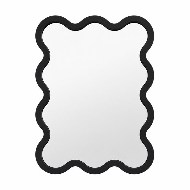 Medium Contemporary Sculptural Wavy Wall Mirror – Hvyli 10 by Oitoproducts For Sale - Image 16 of 17