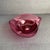 Mid-Century Modern Vintage Pilgrim Art Glass Heart Dish Decorative Bowl Catchall Cranberry Pink For Sale - Image 3 of 12