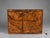 English Victorian Burr Walnut Table Cabinet With Brass Inlay and Bramah Lock For Sale - Image 4 of 10