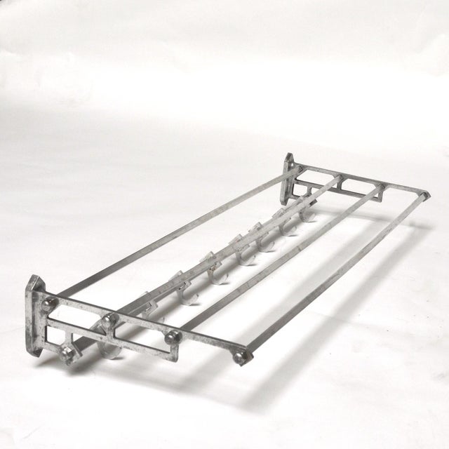 Metal Art Deco Iron Coat Rack, 1950s For Sale - Image 7 of 9