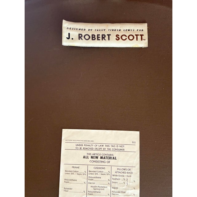 Pair of Louis XV Style Fauteuil Armchairs by Sally Sirkin Lewis for J Robert Scott For Sale - Image 9 of 10