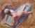 Whispering Hope by John Tarantola | Oil on panel Male figure lying on a surface, viewed from behind. For Sale