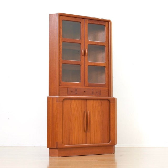 Mid-Century Modern Mid Century China Cabinet Corner Bar by Dyrlund of Denmark For Sale - Image 3 of 12