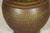 Ceramic Large Artisan Ceramic Vase with Intricate Textured Pattern in Brown & Green For Sale - Image 7 of 18