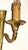 Metal Baroque Spanish Brass Wall Lamps, 1920s, Set of 2 For Sale - Image 7 of 8