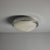 Large 1960s Sergio Mazza Glass and Metal Ceiling or Wall Lamp for Artemide For Sale In Los Angeles - Image 6 of 15