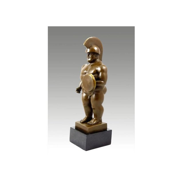 Sculpture of Roman Warrior, 20th Century, Bronze For Sale - Image 3 of 8