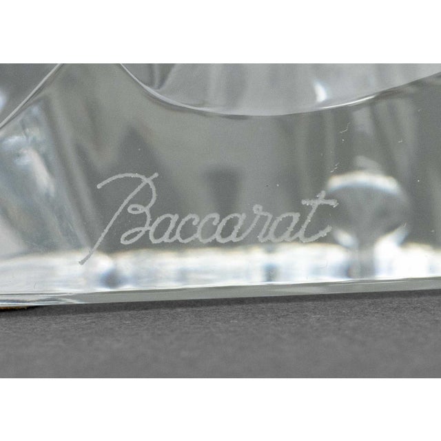 Baccarat Crystal Falcon Sculpture For Sale - Image 9 of 11