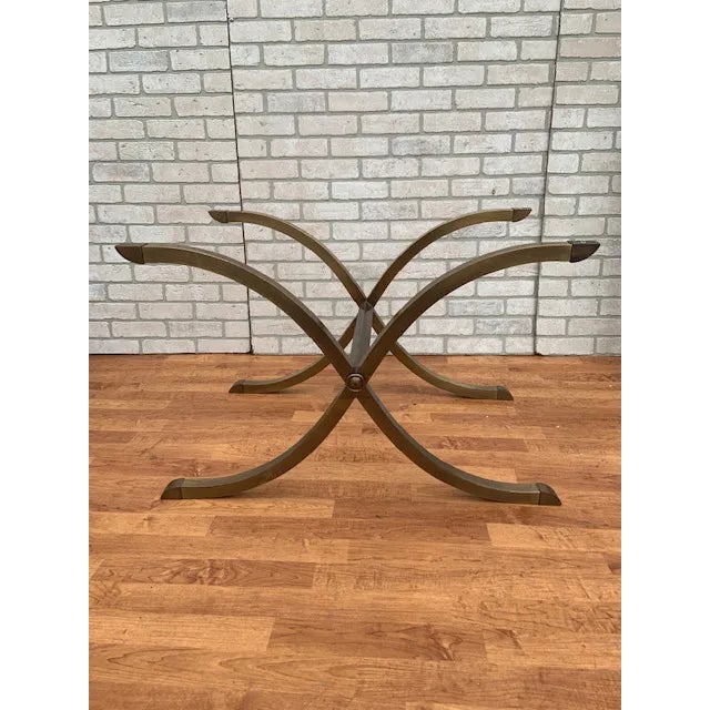 Hollywood Regency Brass Tray Top Coffee Table by LaBarge For Sale - Image 12 of 12