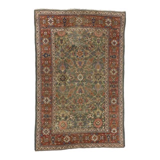 Antique Persian Sultanabad Rug- 06'10 X 10'10 For Sale
