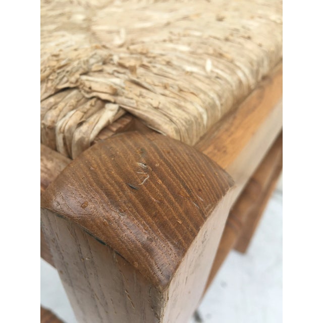 Straw Stool, Germany, 1980s For Sale - Image 11 of 18