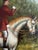 Large Vintage Oil Painting English Fox Hunt Horses Hounds Hunting Scene Art For Sale - Image 12 of 15