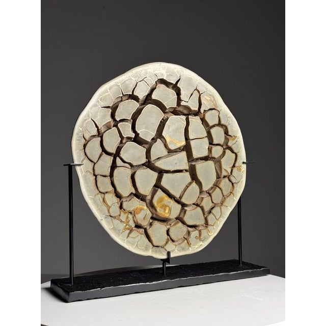 Septaria Nodule on Custom Stand For Sale - Image 5 of 15