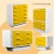 Wood Space Age Broyhill Chapter One Yellow and White Gentlemen's Chest Dresser For Sale - Image 7 of 15