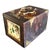 Antique Chinese Painted Wood Jewelry Box With Mirror and Brass Fittings For Sale - Image 4 of 10