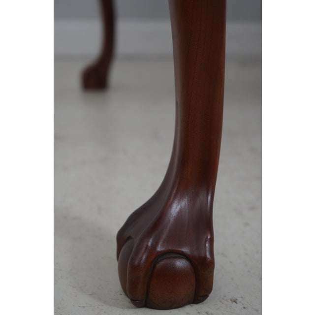 Brown Pennsylvania House Ball & Claw Cherry Dining Room Table For Sale - Image 8 of 18