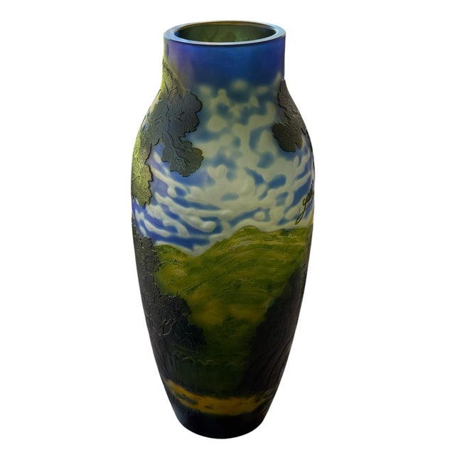 20th Century Galle Reproduction Vase Art Nouveau For Sale - Image 10 of 11