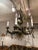 1970s Hunky Brass Rams Horn Motif Chandelier For Sale In Philadelphia - Image 6 of 13