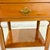 Wood 1970s Vintage Americana Federal Traditional Teak Drop Leaf Side Table For Sale - Image 7 of 17