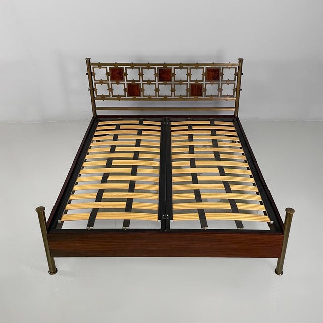 1950s Mid-Century Modern Italian Bed by Osvaldo Borsani, 1950s For Sale - Image 5 of 18