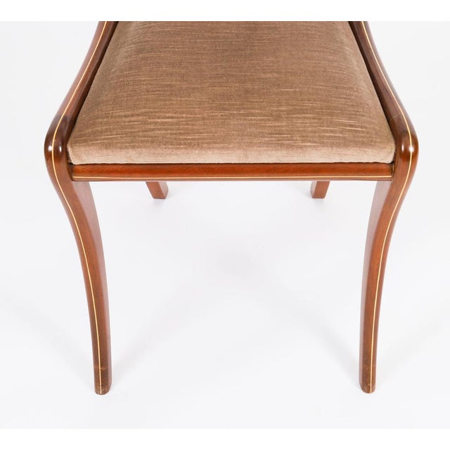 Wood Vintage Shield Back Dining Chairs by William Tillman, 1980s, Set of 8 For Sale - Image 7 of 9